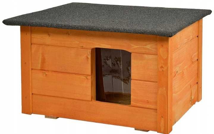 NOWA Buda Dla Psa Kota Ocieplona Drewniana 59x49x34 cm Okazja