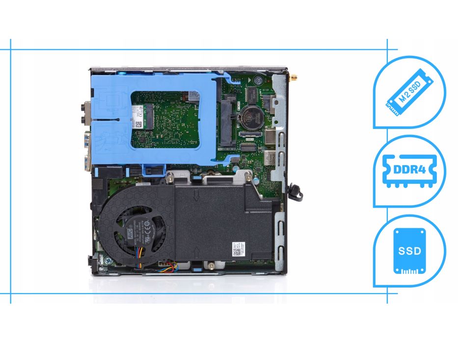 komputer mini pc dell optiplex 3080 tiny i5 16gb 512ssd win11 pro