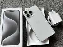 iPhone 15 Pro 1TB 1024GB WHITE BIAŁY Silver Bat97% + SZKŁO FV23%