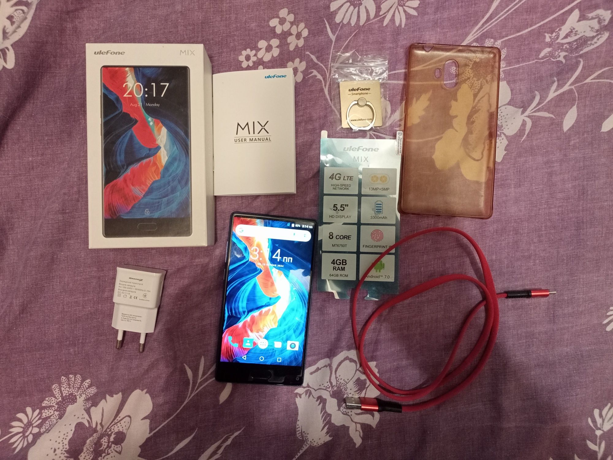 Смартфон Ulefone MIX 4 GB + 64 GB.