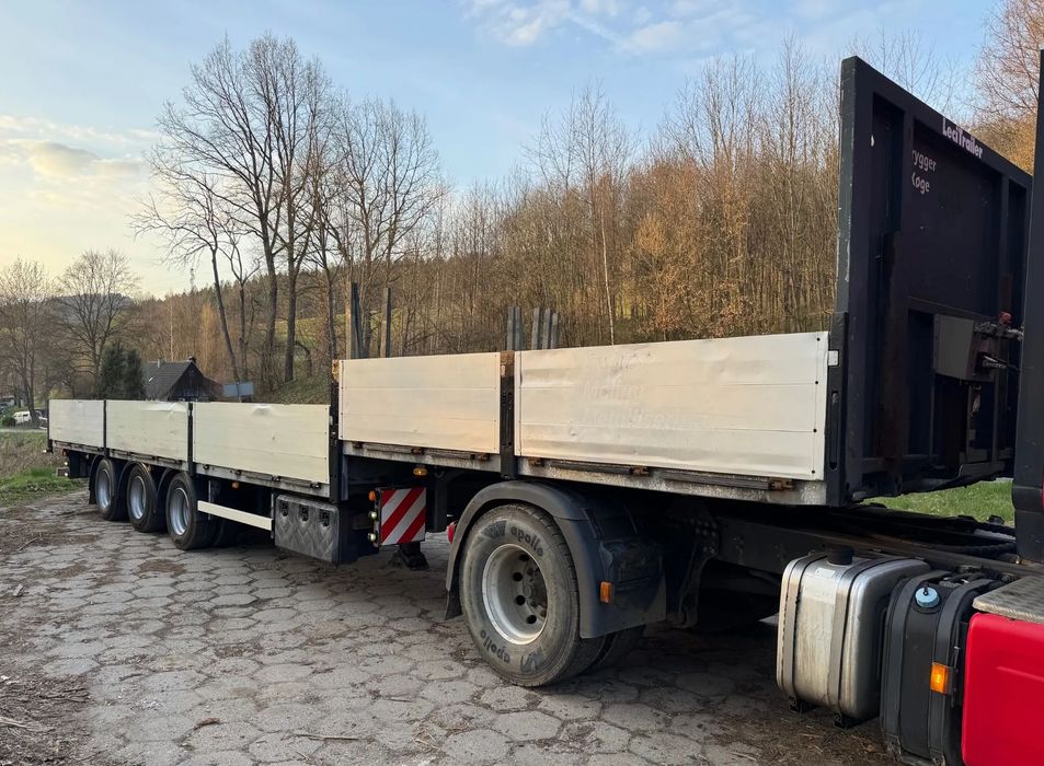 LeciTrailer tiefbett, sprowadzona  , jumbo, jeden właściciel, waga 6600 kg