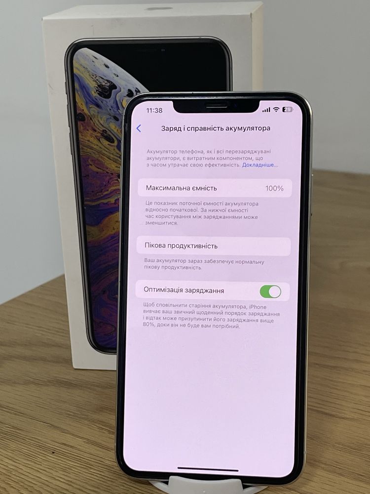 iPhone xs max 64gb Silver neverlock 100%