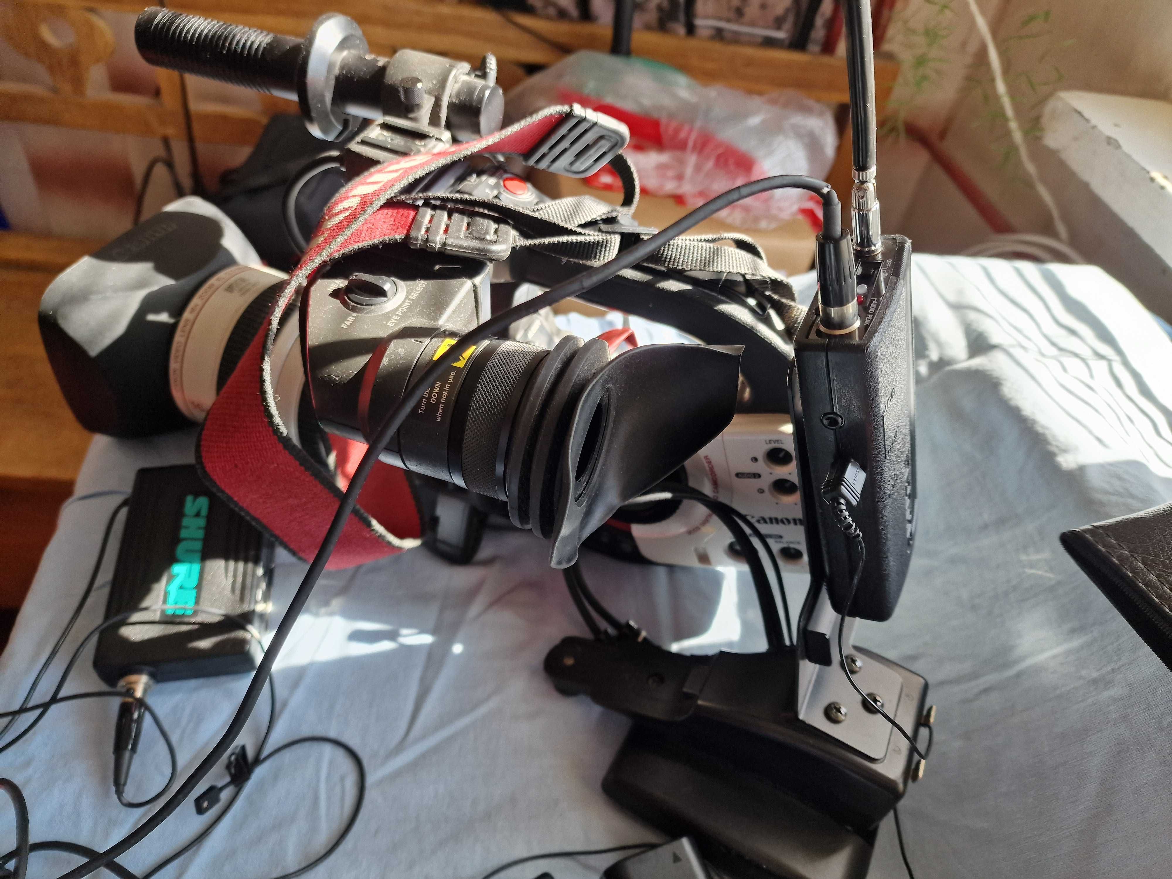 Kamera cyfrowa Canon XL-1 z dodatkowym osprzętem.Używana -sprawna