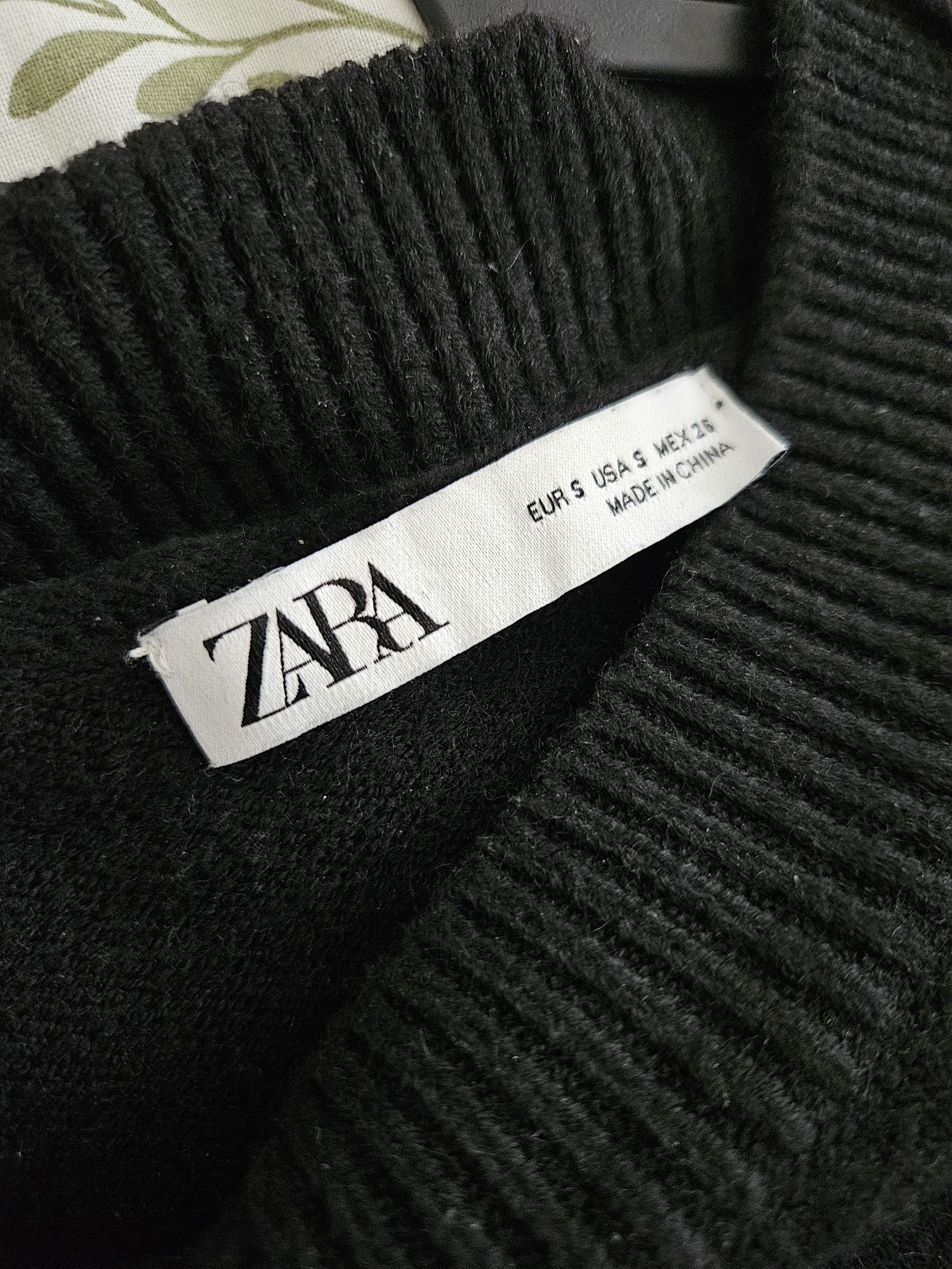 ZARA Czarny sweter w paski S / 36