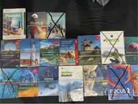 Podręczniki szkolne do klasy 1 liceum rozszerzesznie ang, wos, geo