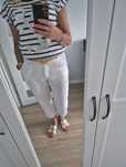 spodnie len italy moda