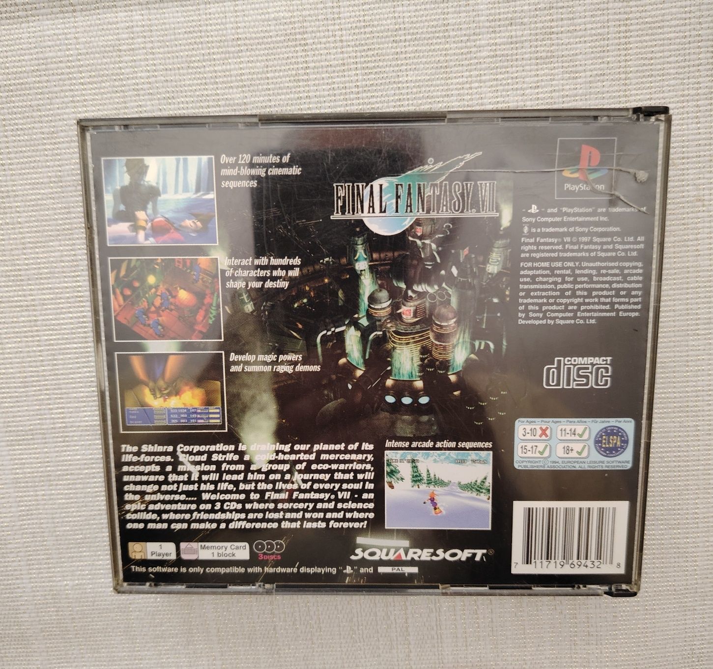 Final Fantasy VII - PS 1 (PAL)