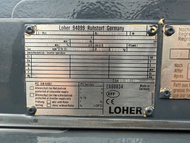 Silnik elektryczny LOHR 160 KW / 1487 min
