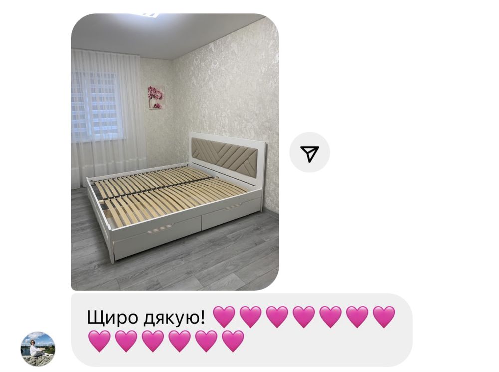 ЛІЖКО З ВЕЛЮРОВОЮ СПИНКОЮ ліжко з масиву дерева з велюром