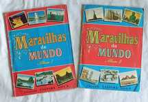 Cadernetas Maravilhas do Mundo Album I + II, completas