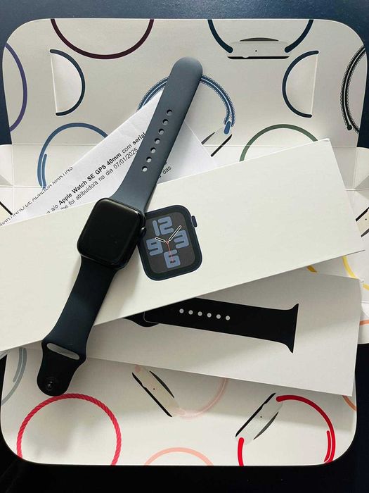 Apple Watch SE (Gen 2) 40mm sem uso