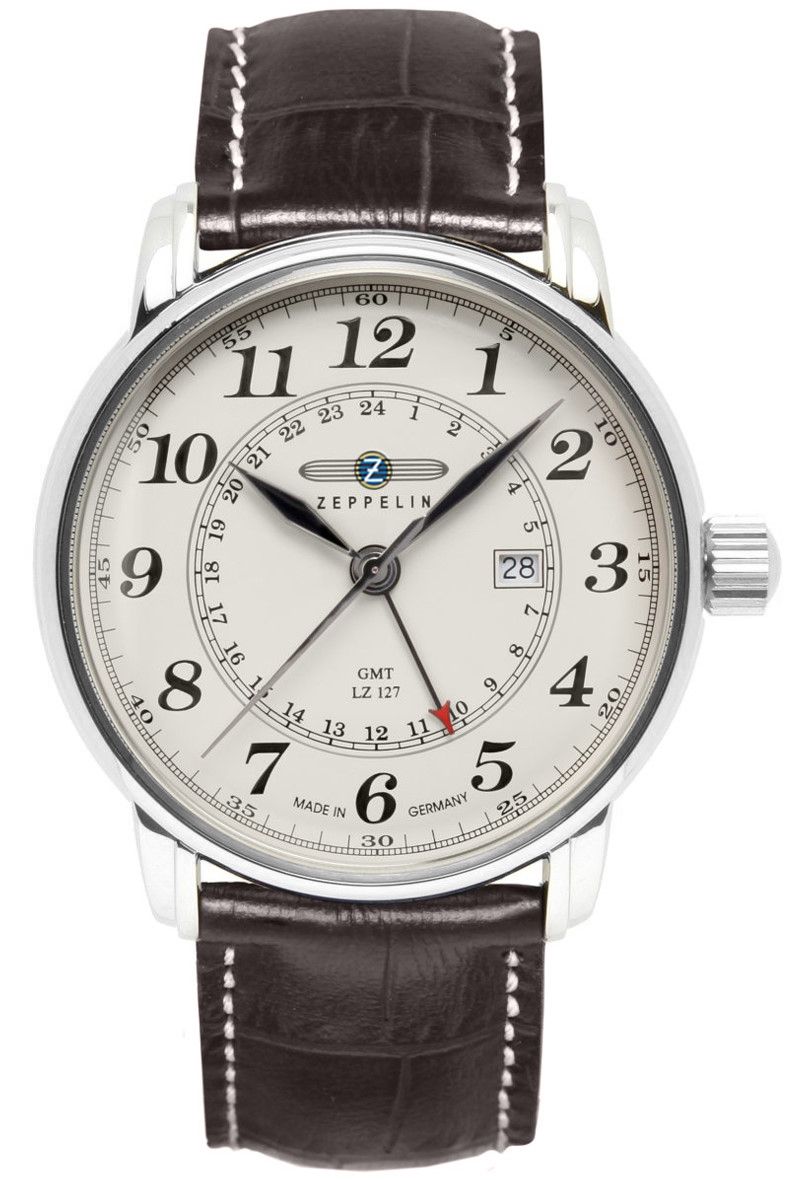 zegarek męski zeppelin lz127 graf zeppelin gmt 7642-5 + box