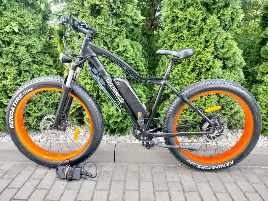 Rower elektryczny Fat bike bateria 600wh silnik Bafang