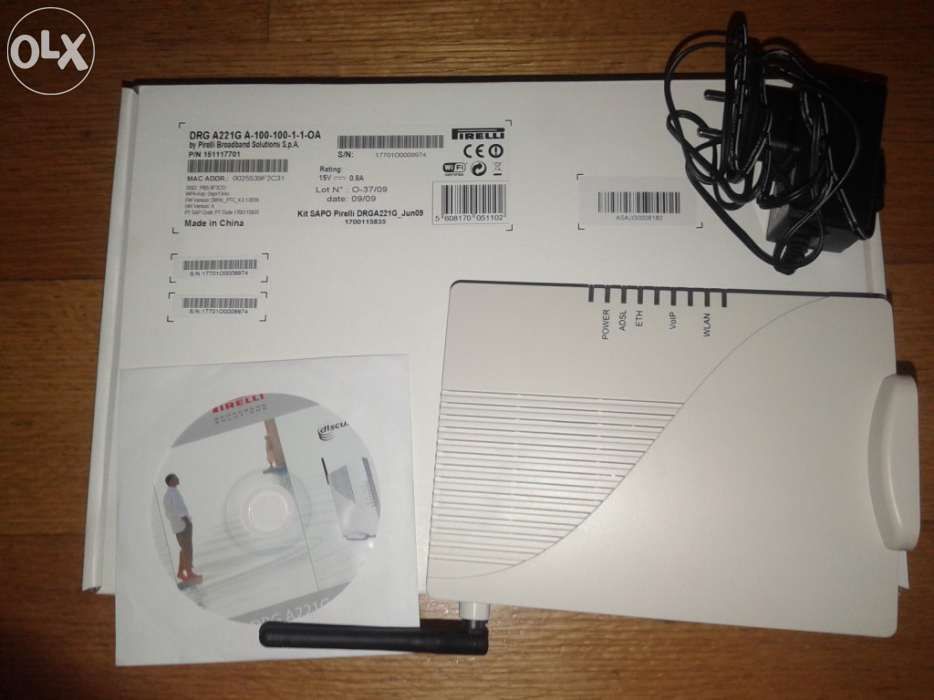 Router Adsl wireless (sem fios)