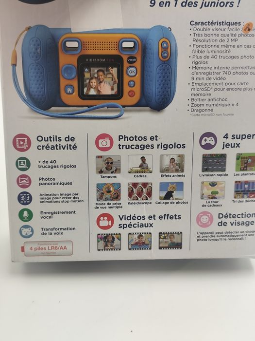 Aparat dla dzieci VTech KidiZoom Fun niebieski nowy