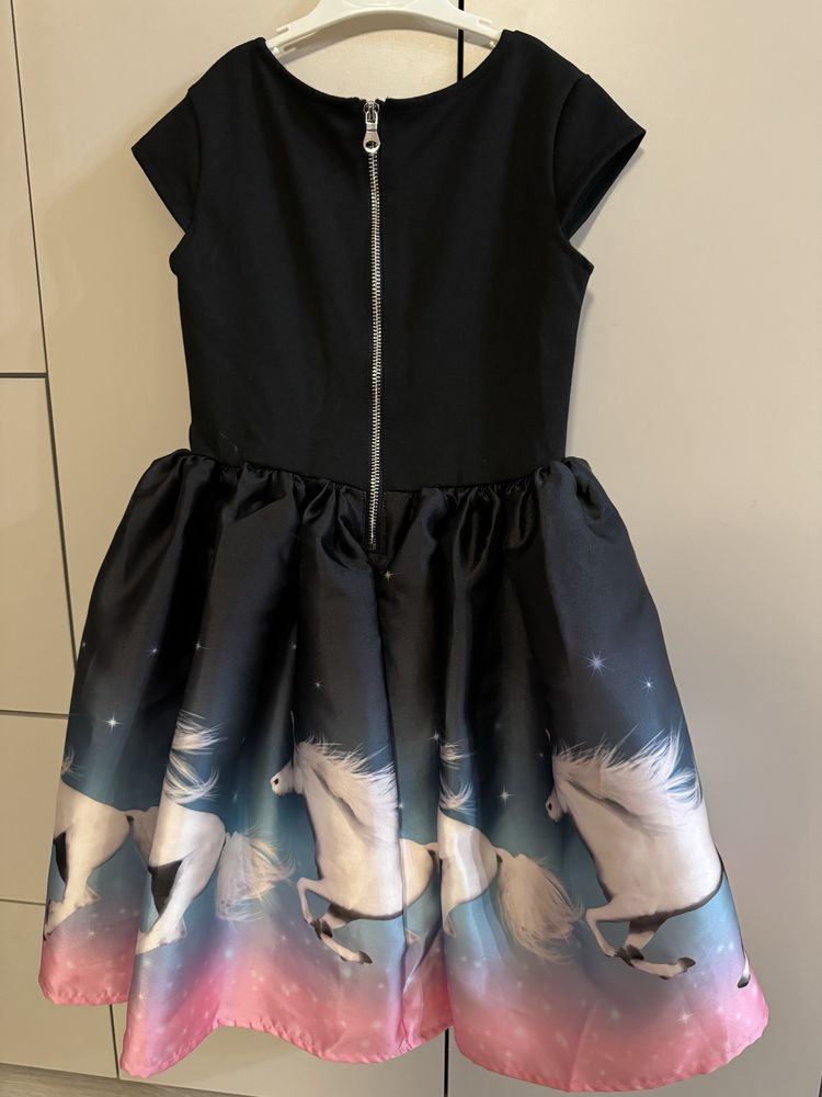 Сукня єдиноріг  для дівчинки 122-128 см, 6-8 років