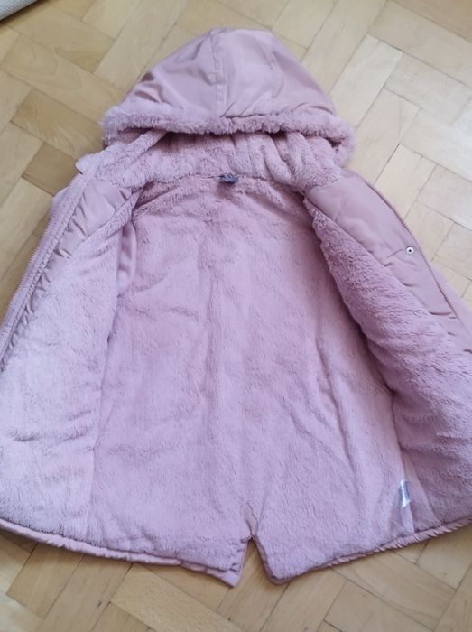 Kurtka zimowa  dla dziewczynki 134 Pepco różowa