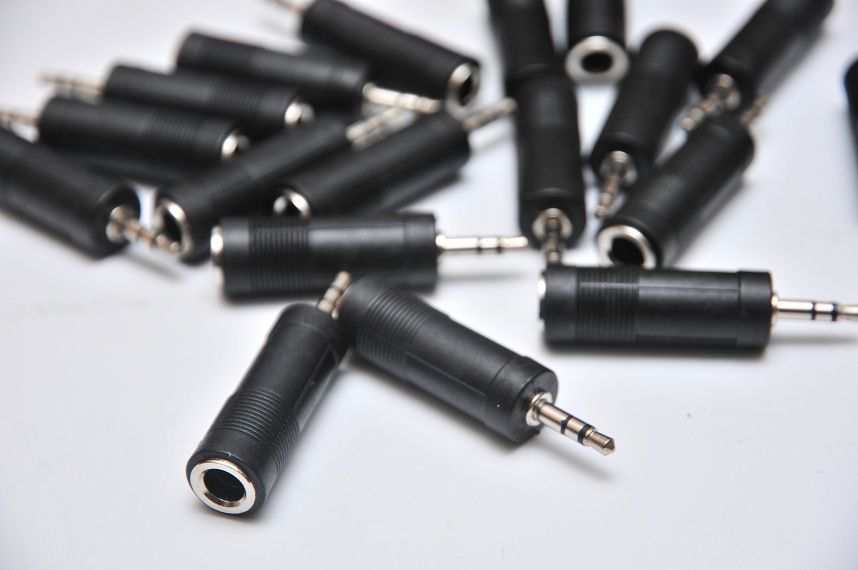 Переходник с Jack 6.3mm на миниджек 3,5мм металл Мама-папа 6.5