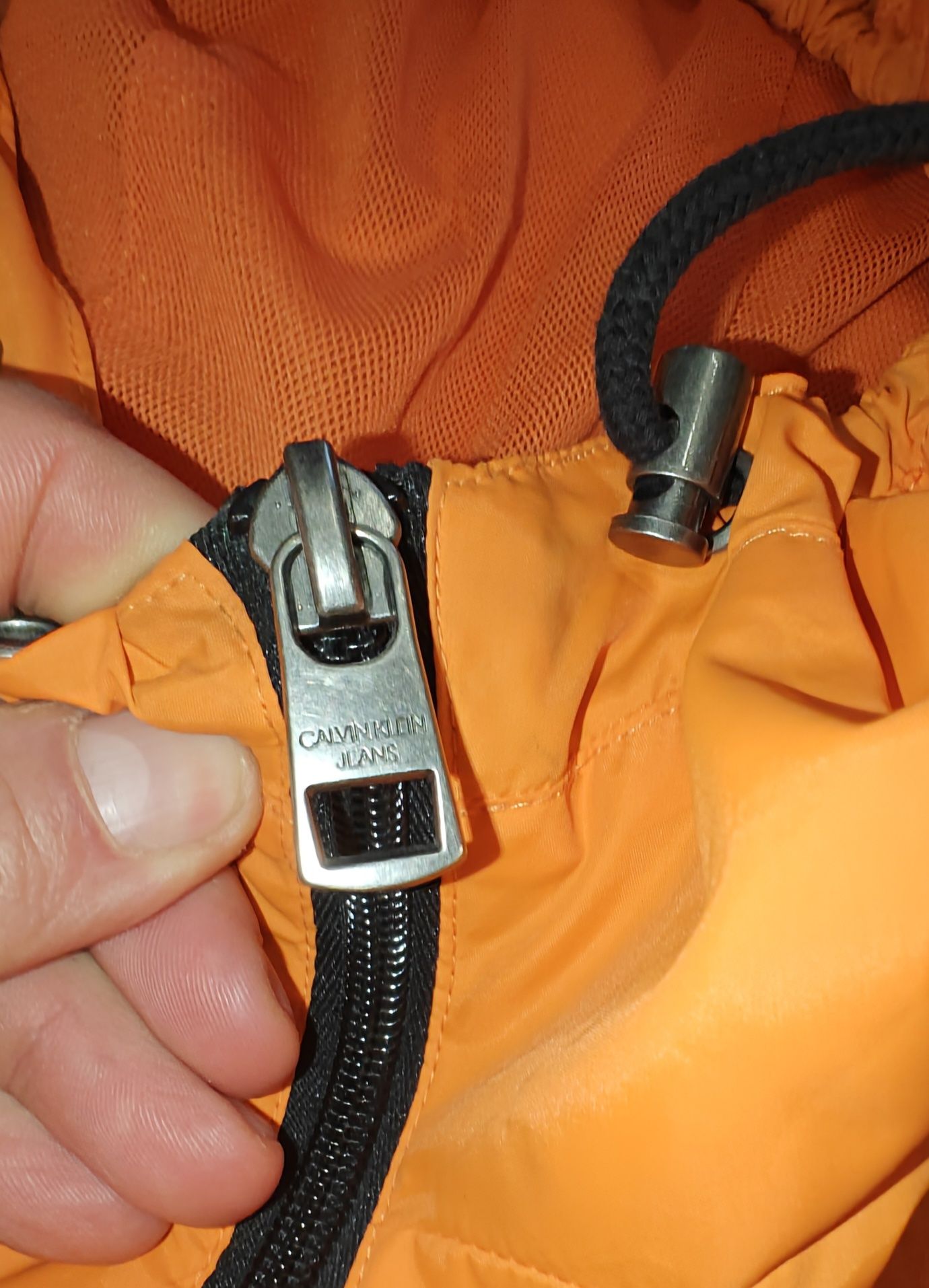Świetna męska kurtka Calvin Klein Orange Jacket rozmiar S