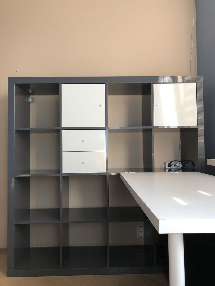 Ikea kallax 4x4 + lagkapten
