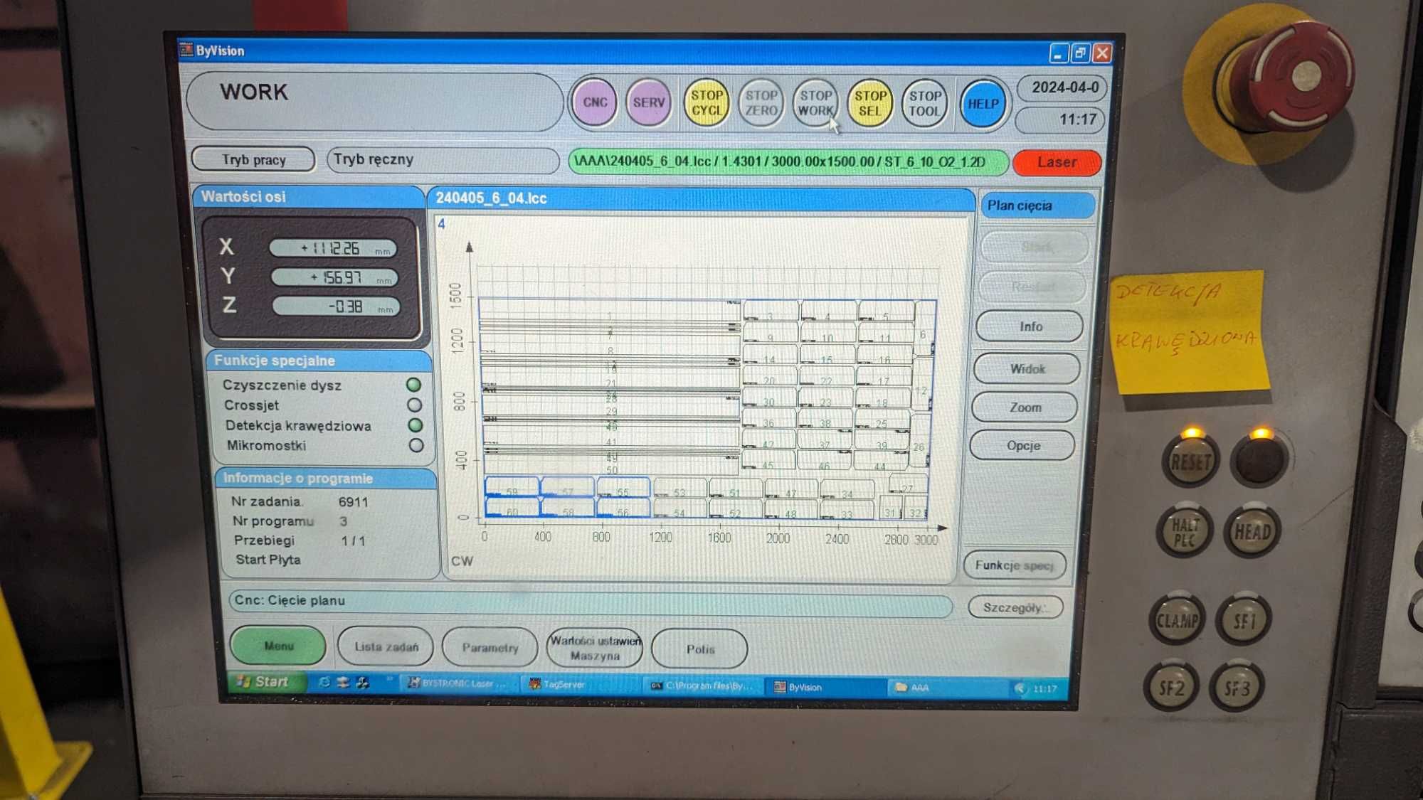 Bystronic Bysprint 3015 / 2008 r.FIBER gwarancja