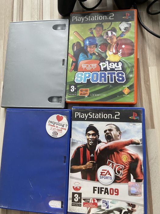 2 pady i 6 gier ps 2