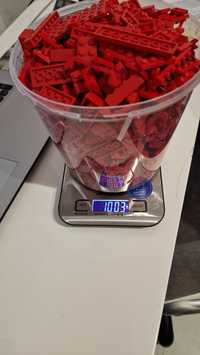 Lego mix klocki czerwone 1 kg