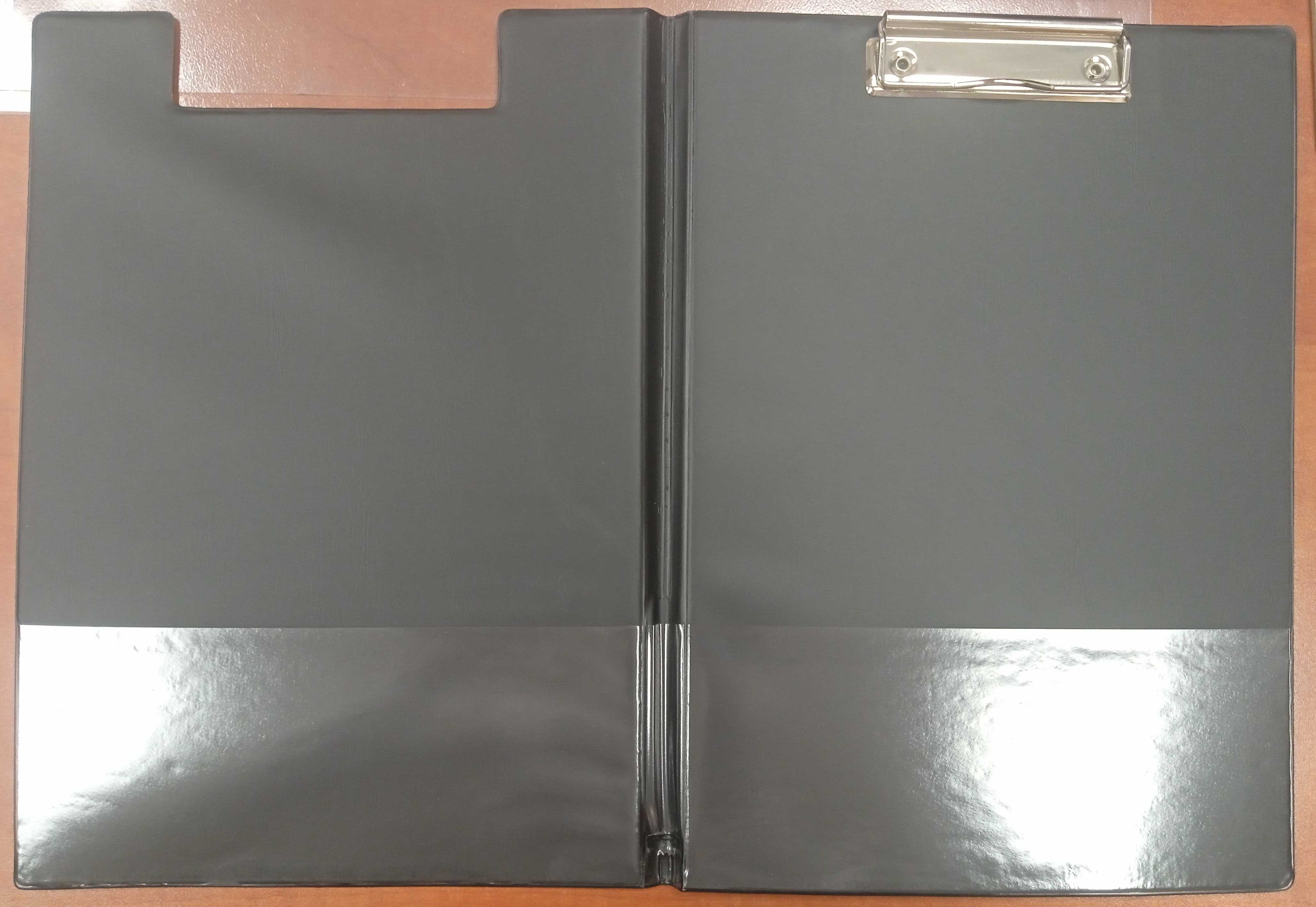 Klip A4 teczka czarny na kartki A4 składany 210x297mm