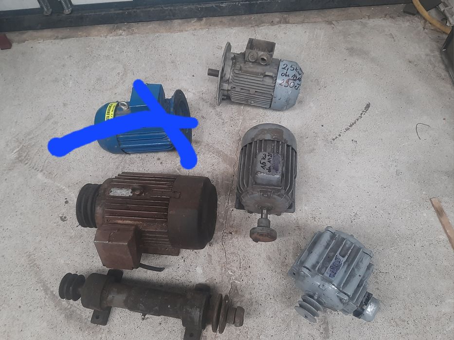 Elektryczny silnik 11kw  4kw 2.5kw 1.5 kw+ zabytkowy