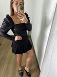 Czarna bluzka h&m
