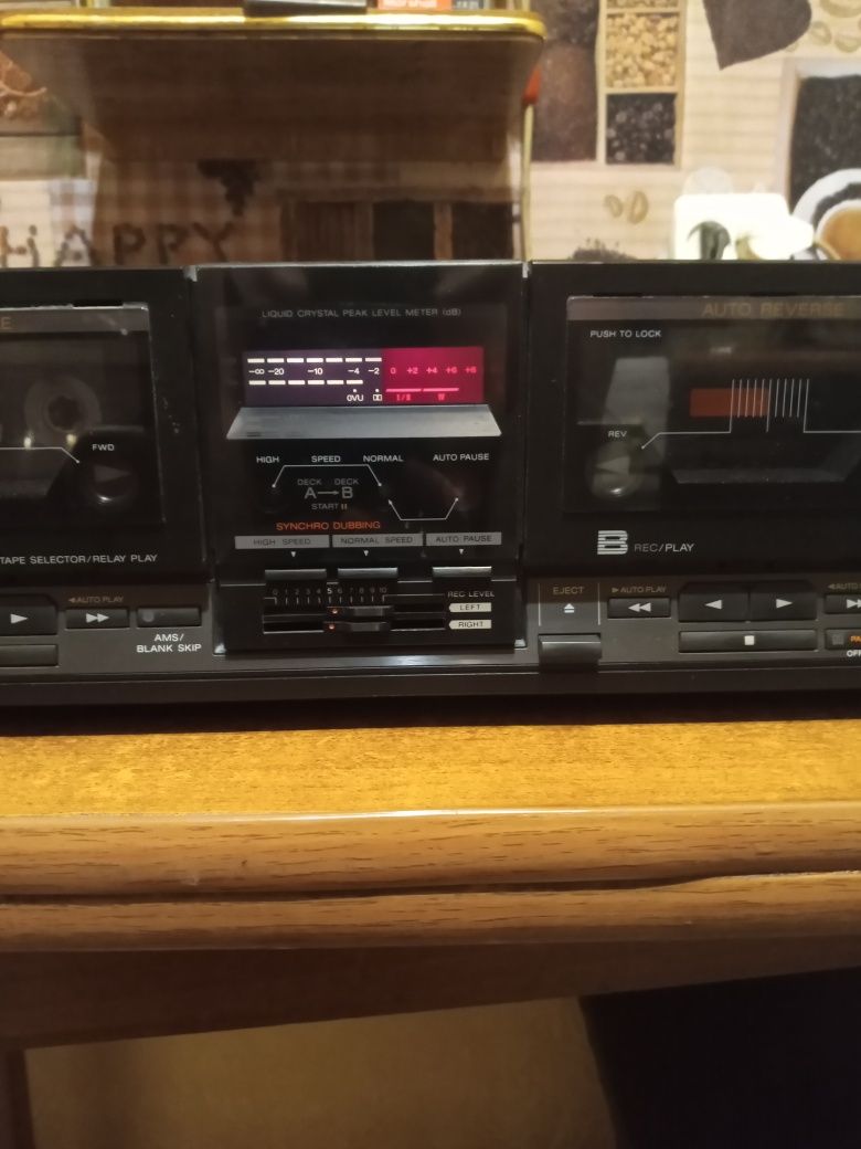 Продается 2 кассетная магнитофонная   дека SONY TC-WR730