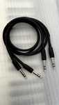 2x Cabo de audio Roland RCC-3-TRTR JackSt/JackSt 1mt Preto