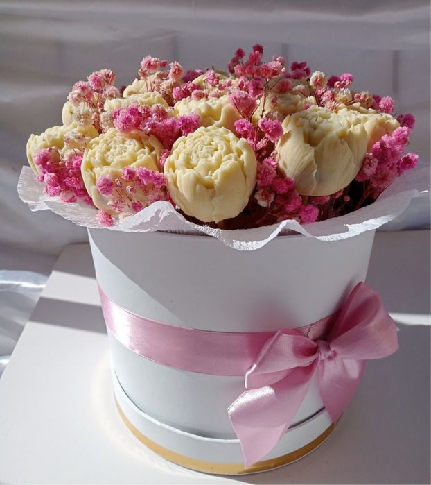 Букети з соєвих свічок