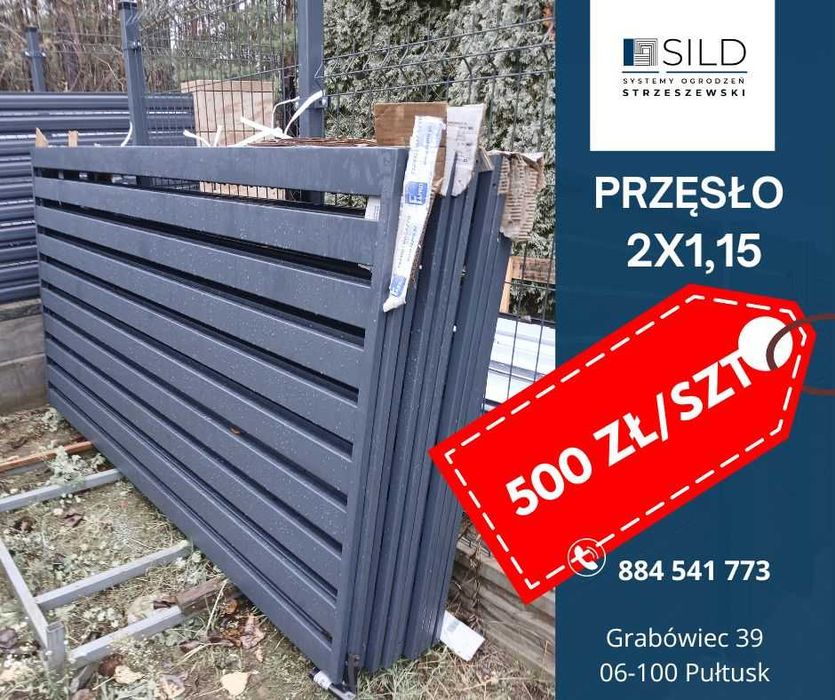 Przęsło ogrodzeniowe Niska cena