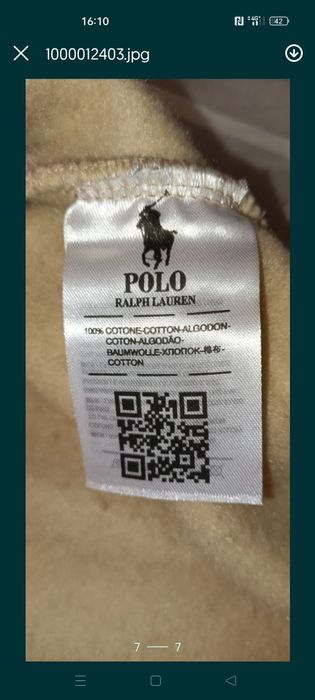 НОВА!!! Толстовка. Ralph Lauren. Розмір52