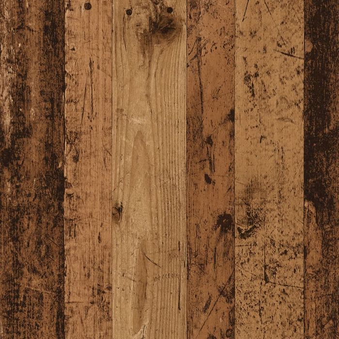 vidaXL Szafka łazienkowa z lustrem, stare drewno, 40x11x37 cm