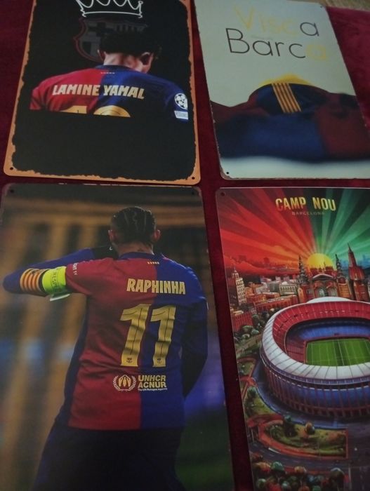 Tablica metalowa do powieszenia stadion Camp Nou Barcelona 30x20 cm
