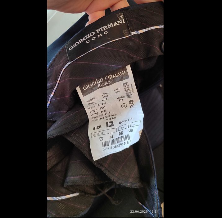 Синій костюм трійка класичний Giorgio Firmani