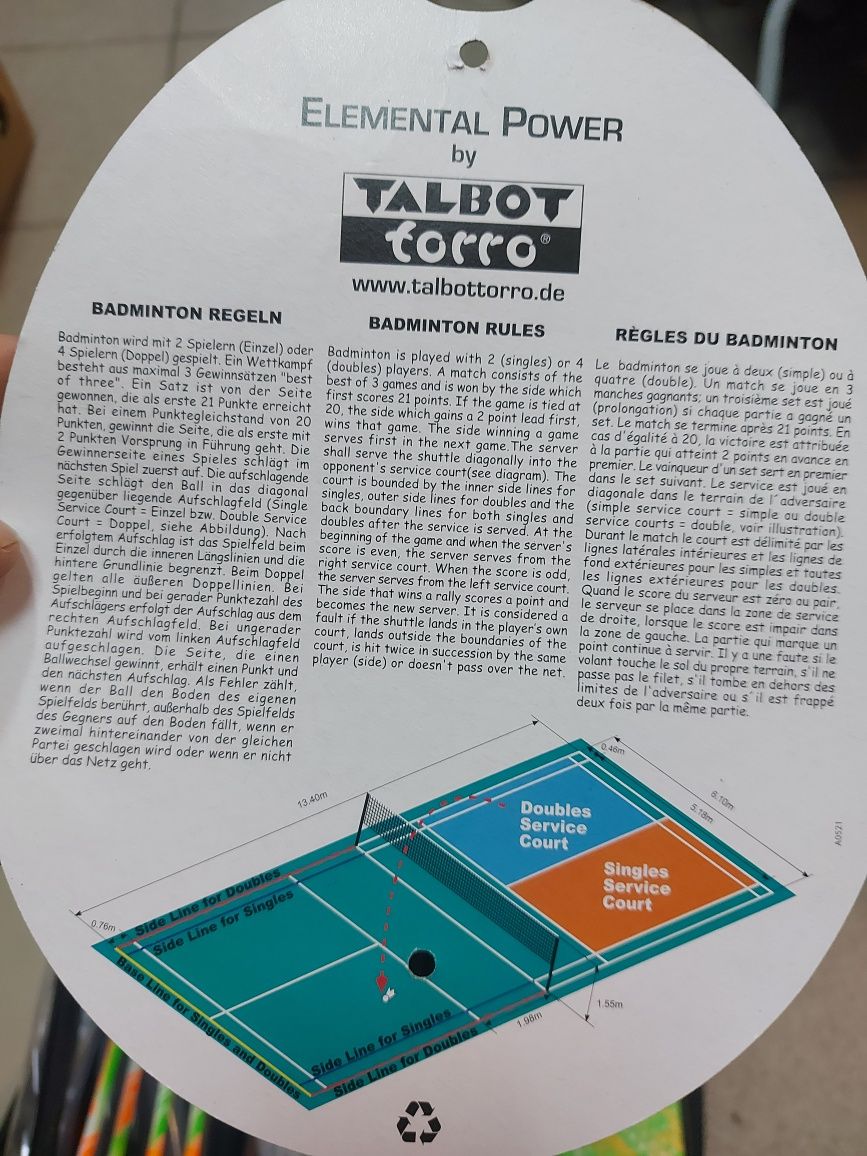 Talbot Torro - Набір для бадмінтону 4 Attacker Plus