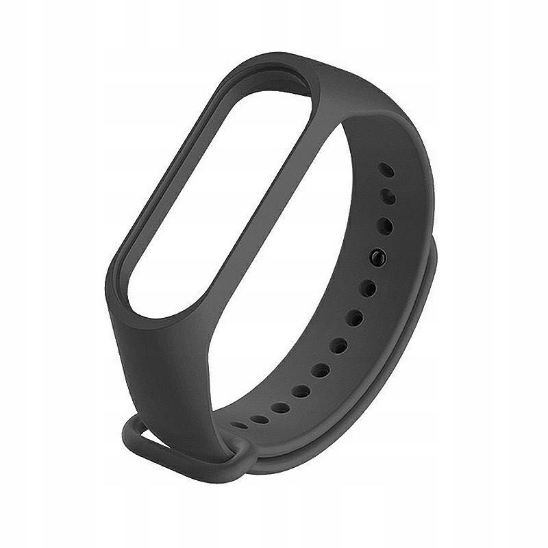 Pasek QIKtech do Xiaomi Mi Band 4/5/6/7 CZARNY opaska zamienna