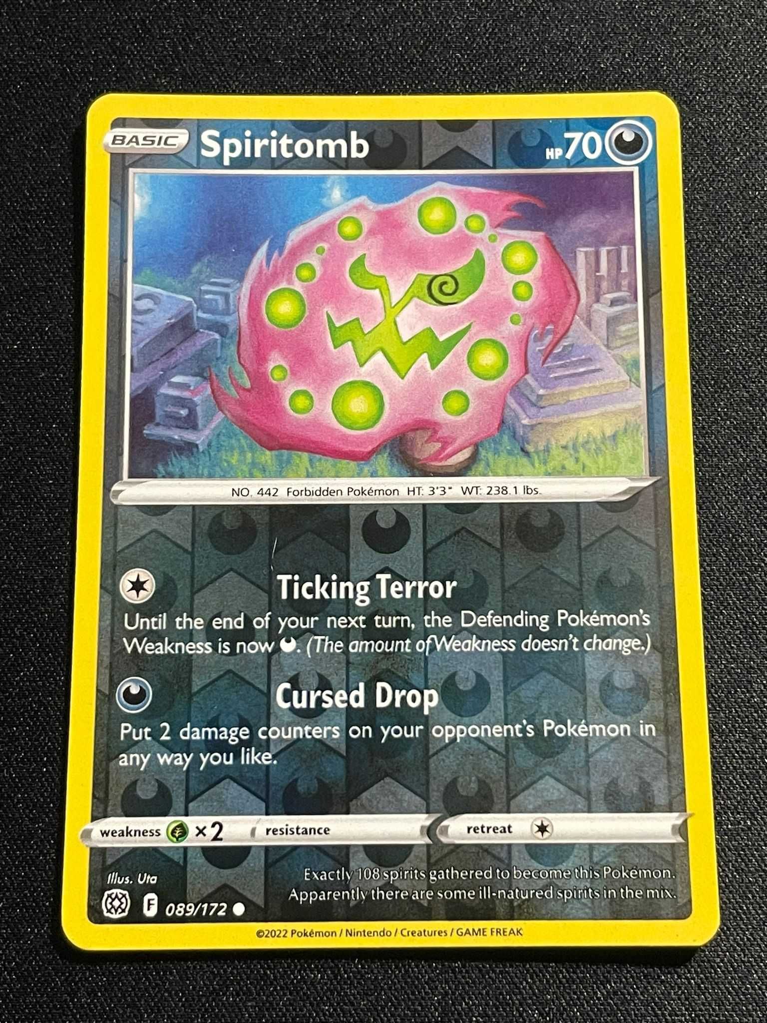 Carta Pokémon Spiritomb 89/172 Brilliant Stars