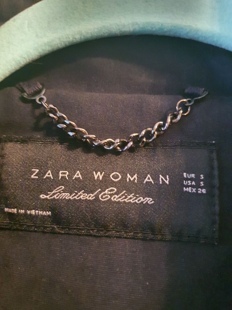 Zara kurtka parka - granatowa - rozmiar S