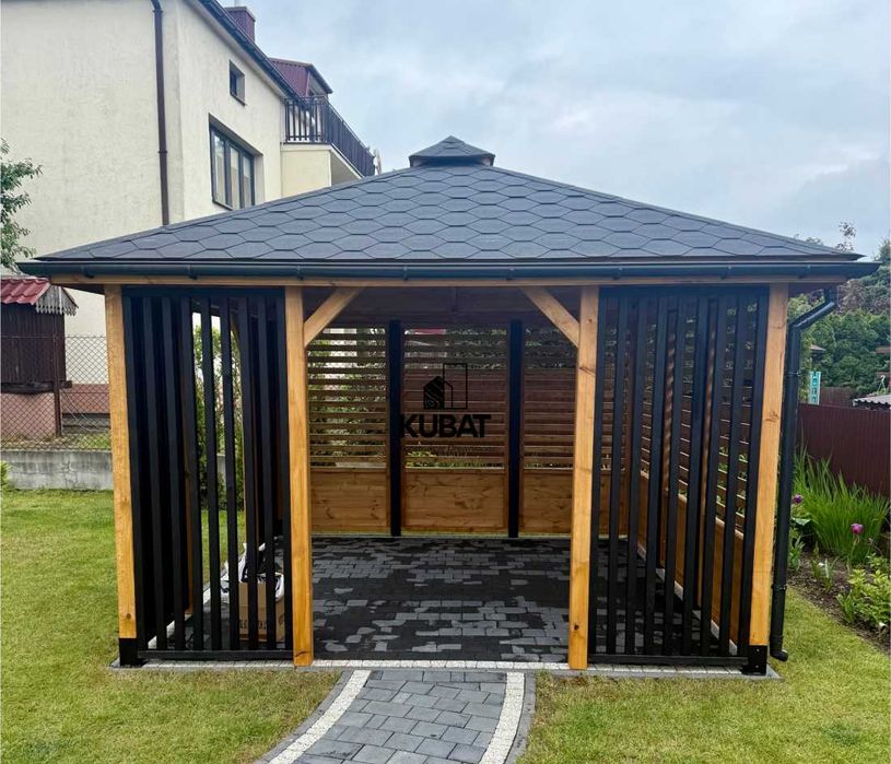 Altana drewniana 3x3 | altanka ogrodowa | nowoczesna altana | altanki