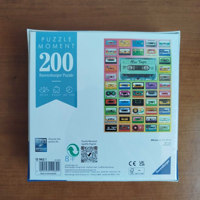 NOVO- Puzzle Mix Tape- 200 peças