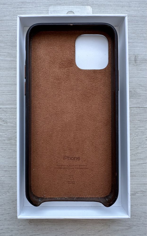 Iphone 11 pro leather case Saddle Brown