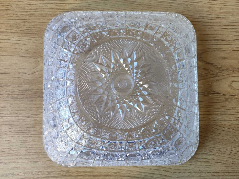 Miska / plastikowy kryształ / kwadrat