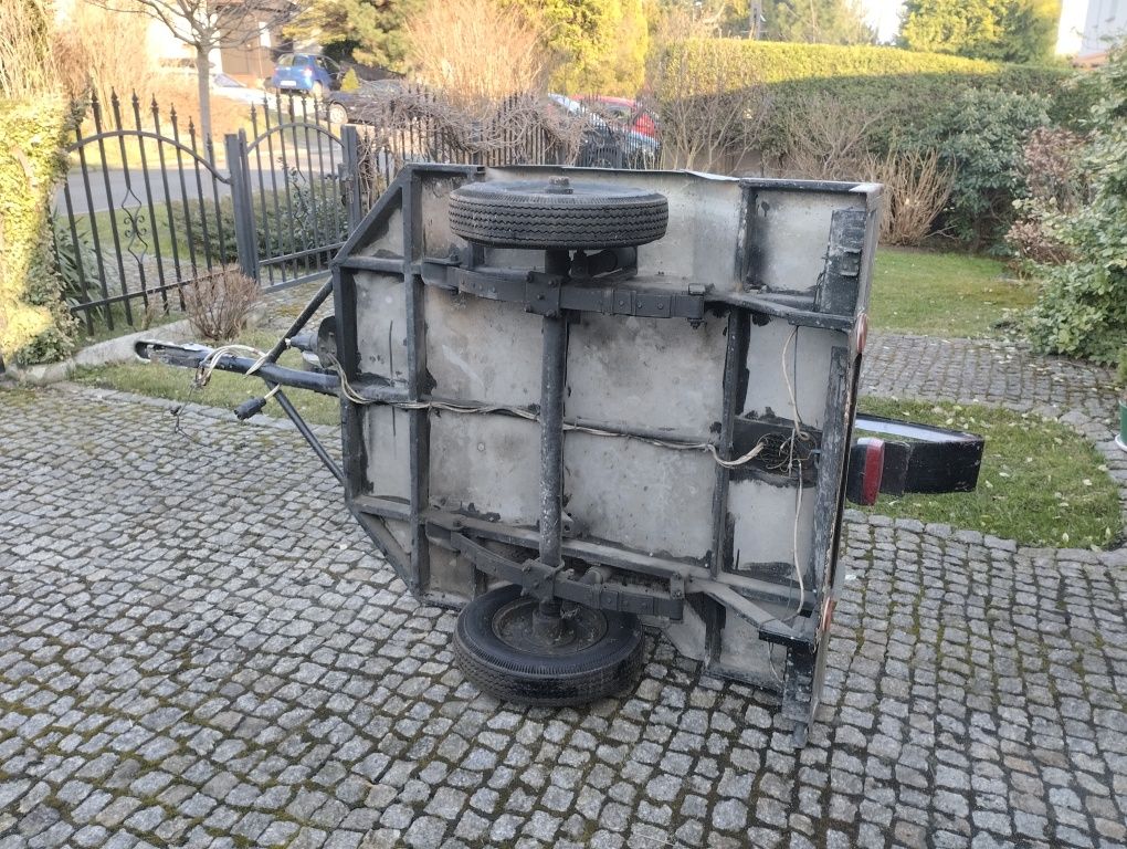 Przyczepka do przewozu motocyklu np typu trial