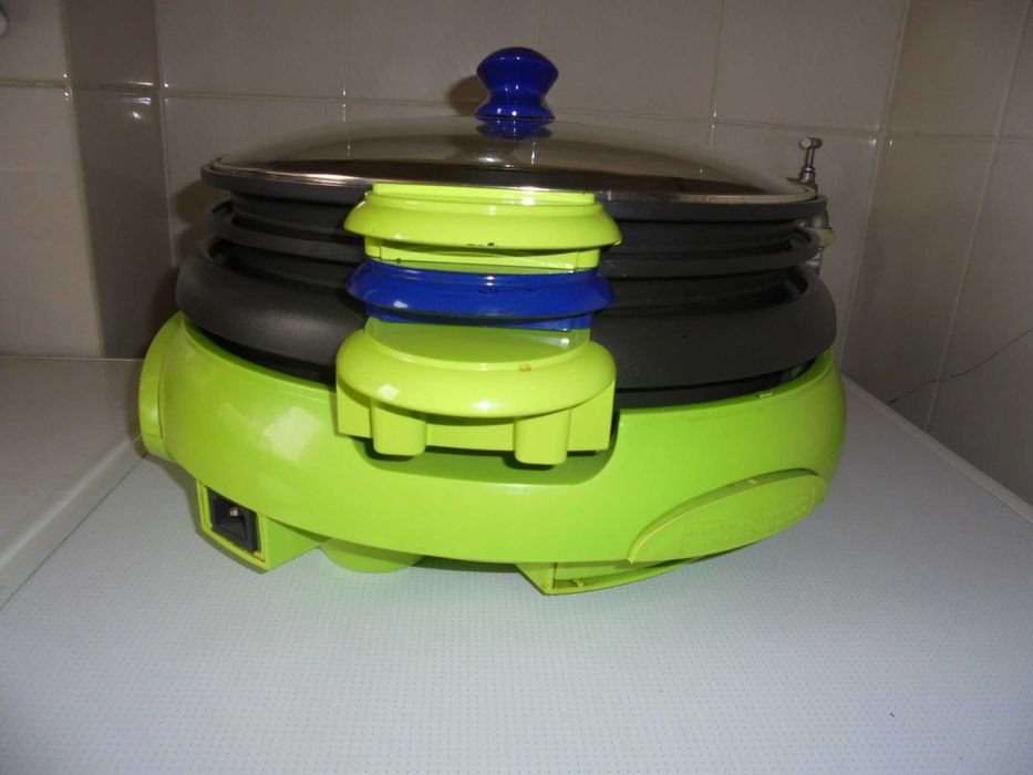 Grelhador Multi Gril 3 em 1 novo lindo