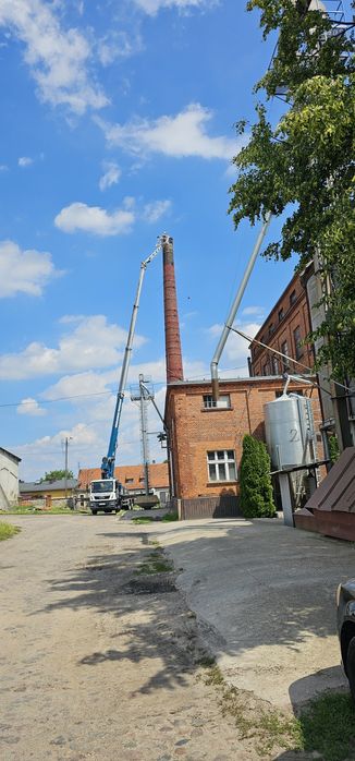 Malowanie dachów, elewacji Wycinka drzew trudnych, rozbiórka kominów