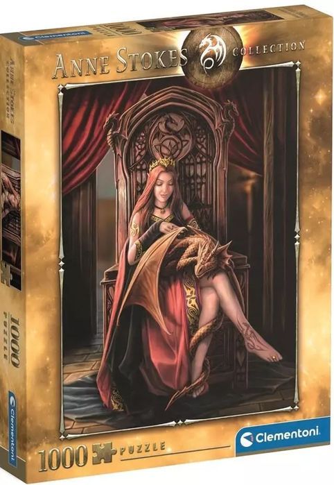 Puzzle 1000 elementów. Anne Stokes. Przyjaciele na zawsze. Clementoni